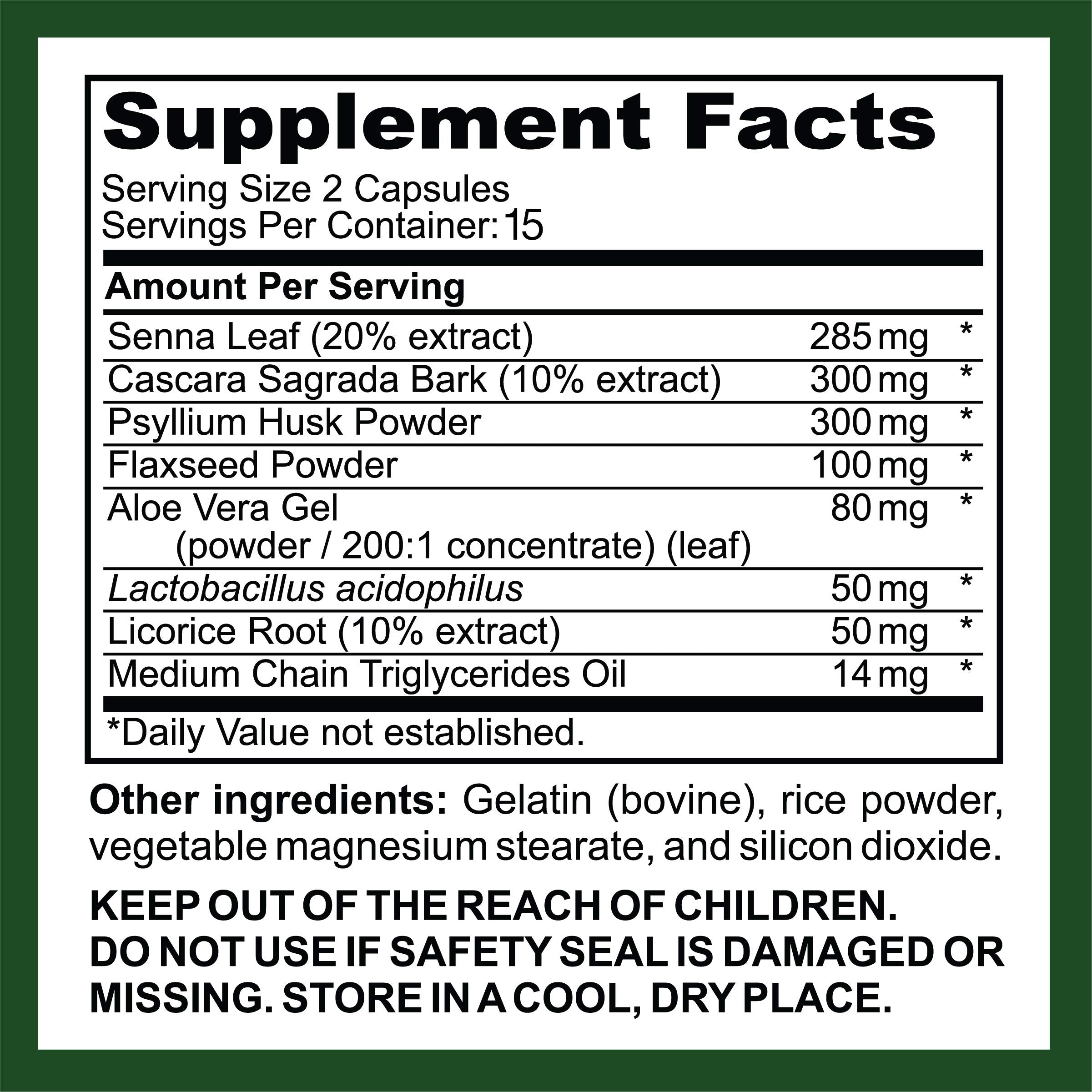 Saint Mingiano 15 Day Cleanse | Colon Detox with Natural Laxative for Constipation & Bloating Saint Mingiano