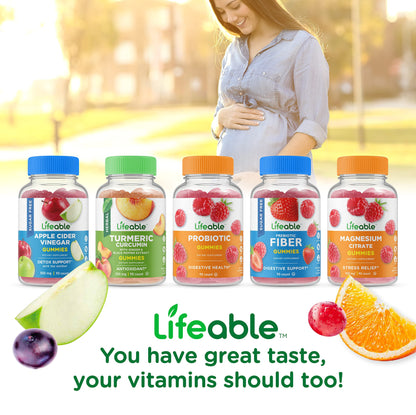 Lifeable Women's Prenatal Multivitamin + Panax Ginseng, Gummies Bundle - Great Tasting