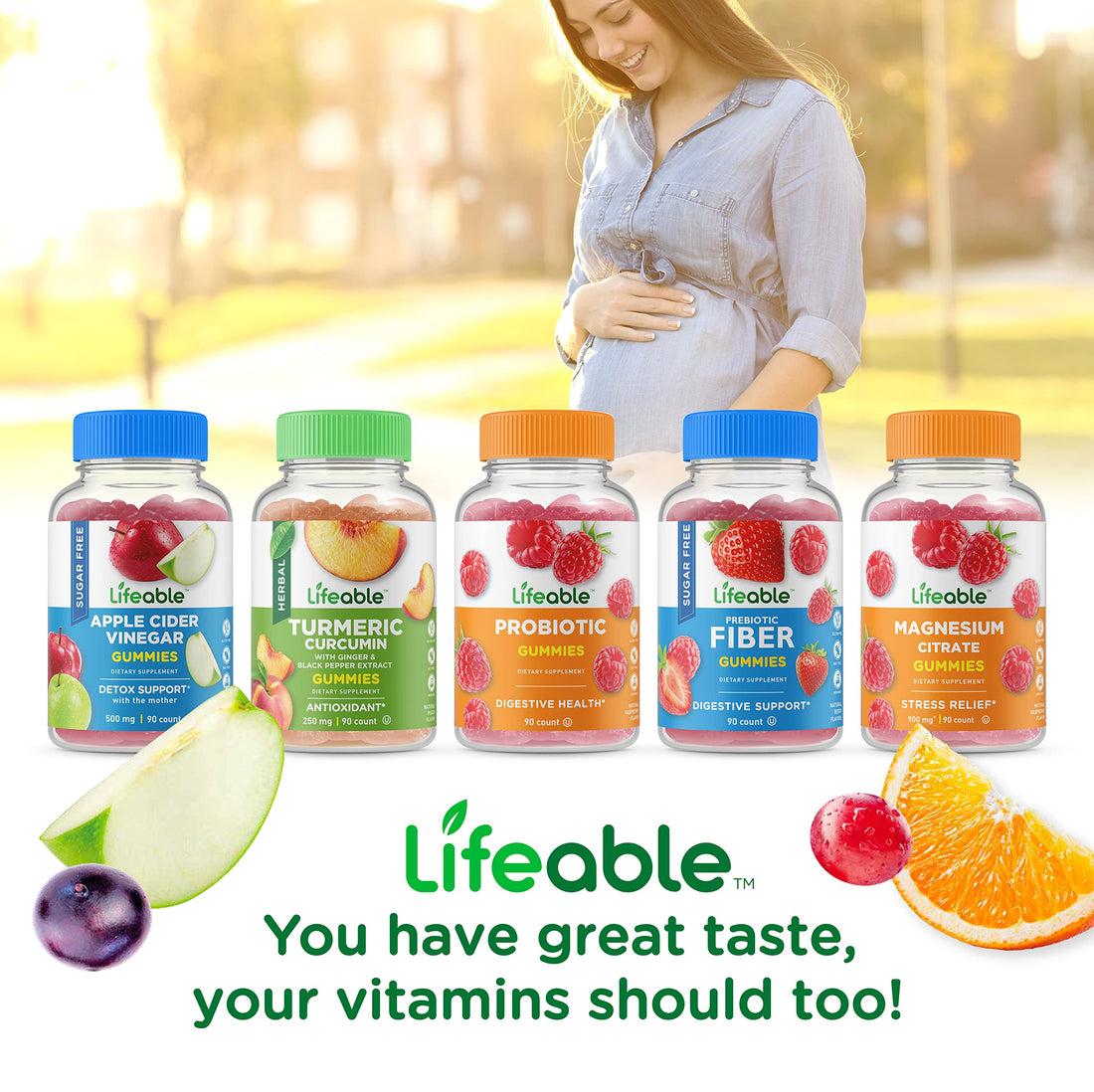 Lifeable Women's Prenatal Multivitamin + Vitamin D3 + Vitamin K2, Gummies Bundle - Great Tasting