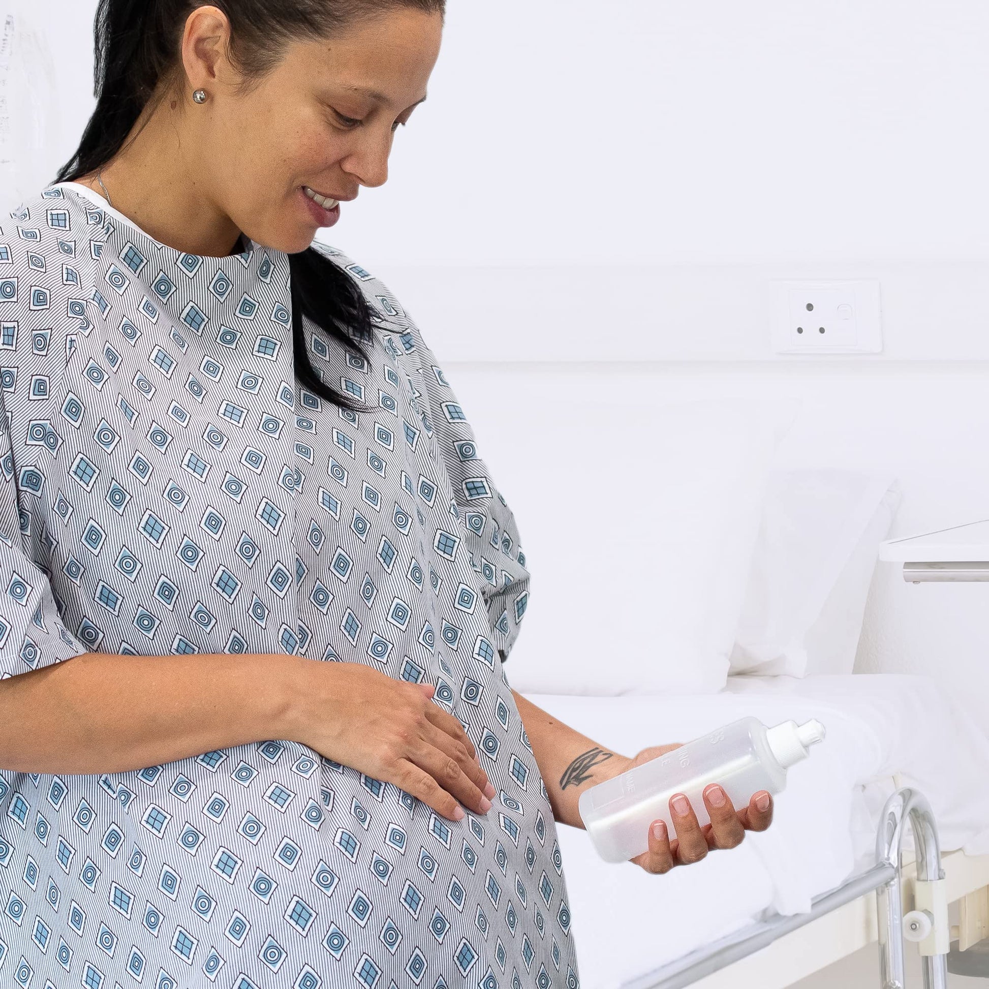 Dimes Perineal Lavette Irrigation Bottle 8 oz (Pack of 3). - Peri Bottle for Postpartum Care Dimes