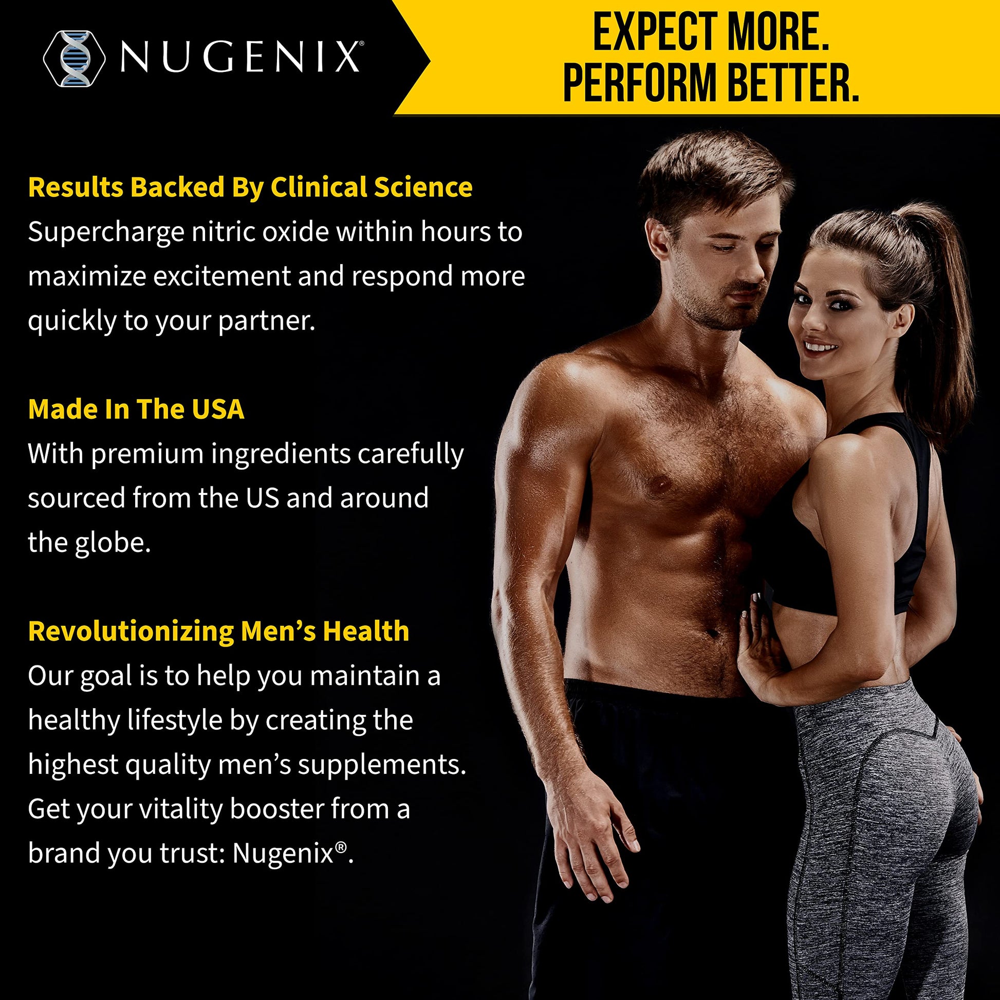 Nugenix Sexual Vitality Booster - Ultra Premium Performance Amplifier for Men - Nitric Oxide Nugenix