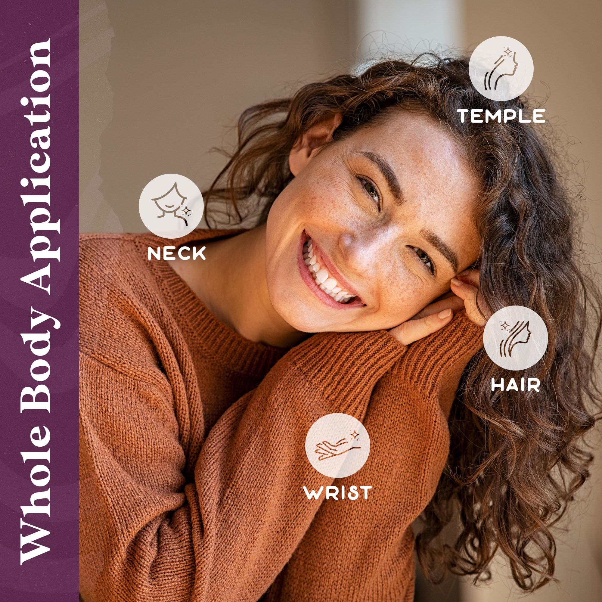 Essential Oils Balm Stick | Grounded Thought Aromatherapy Balm | All Natural Body Balm PURPLE CANYON