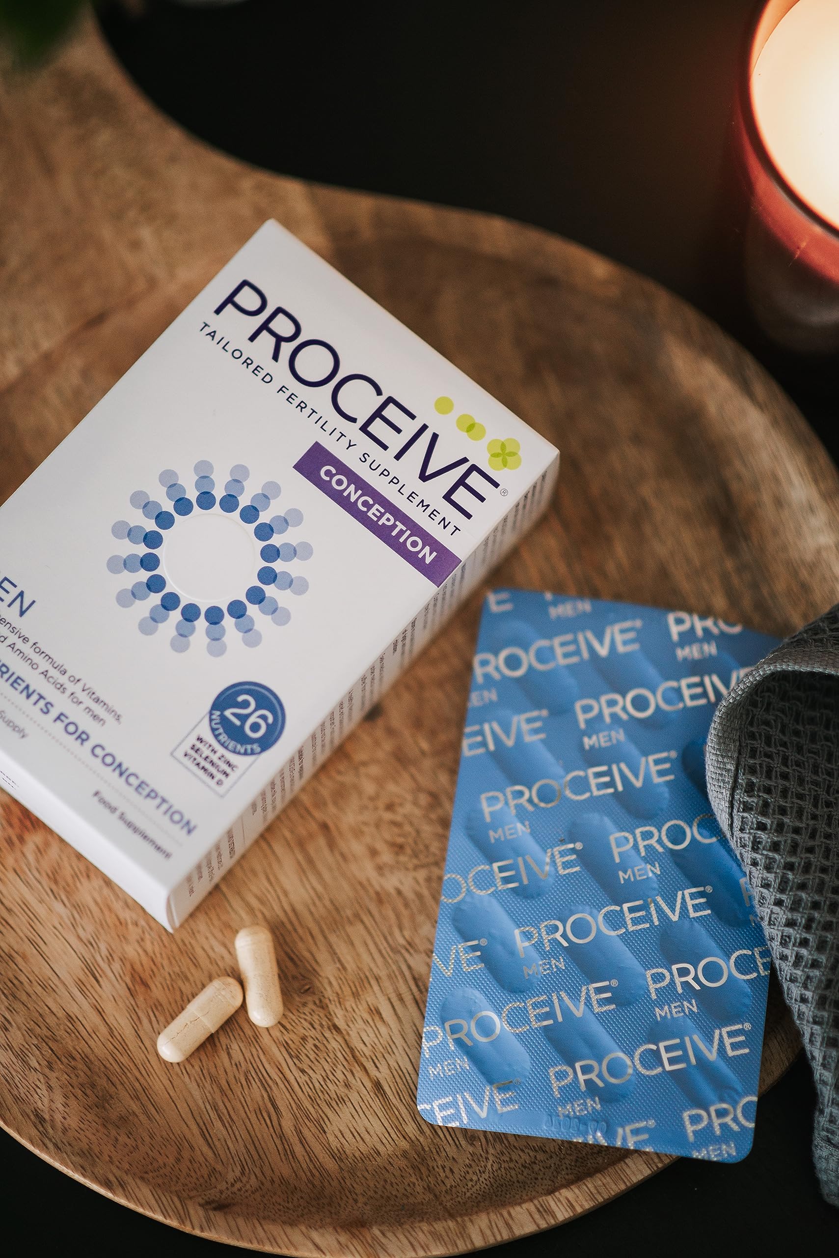 Proceive® Men Fertility Supplement for Conception - Vitamins & Minerals for Men Trying Proceive