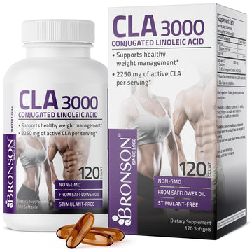 Bronson CLA 3000 Extra High Potency Supports Healthy Weight Manage