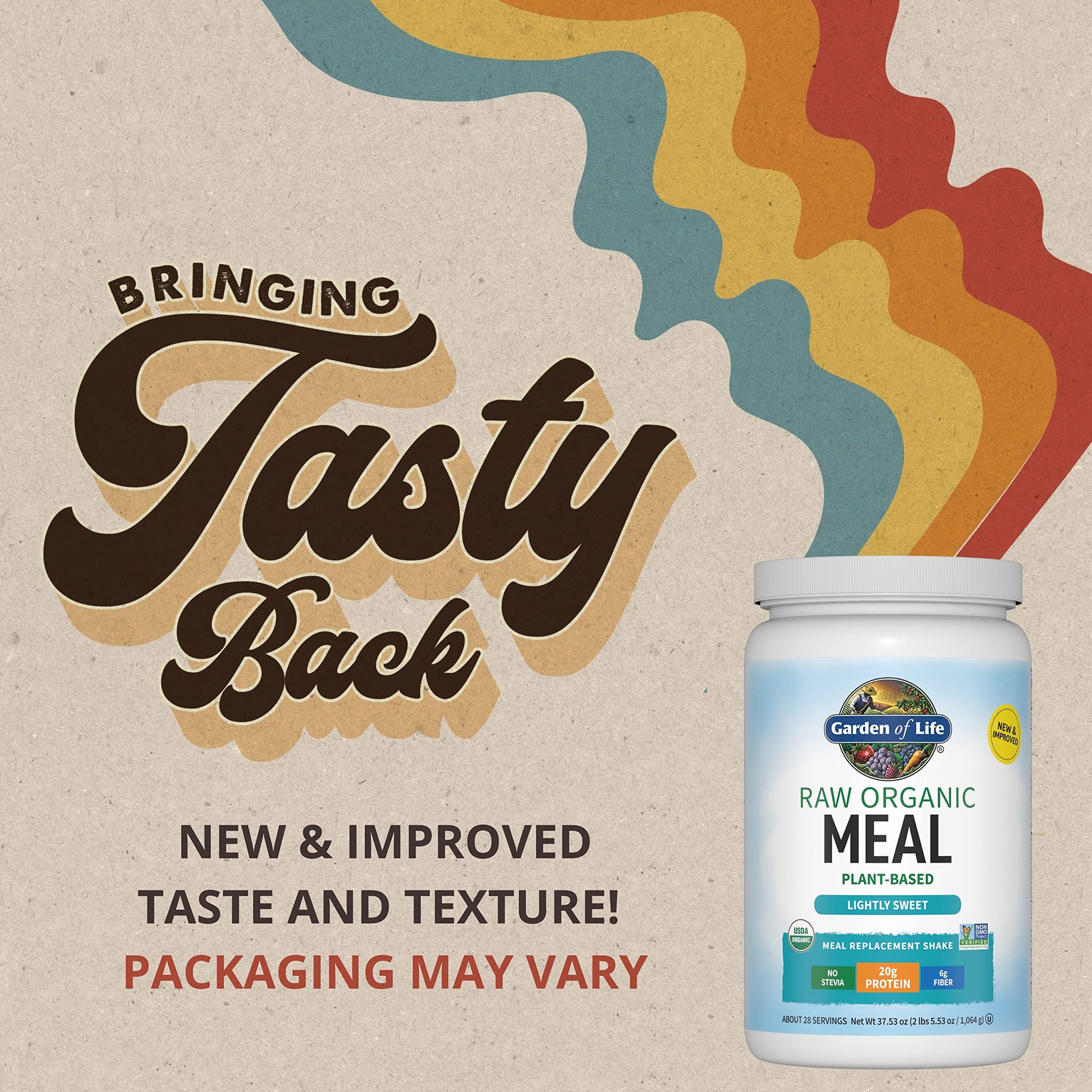 Garden of Life Vegan Protein Powder - Raw Organic Meal Replacement Shakes