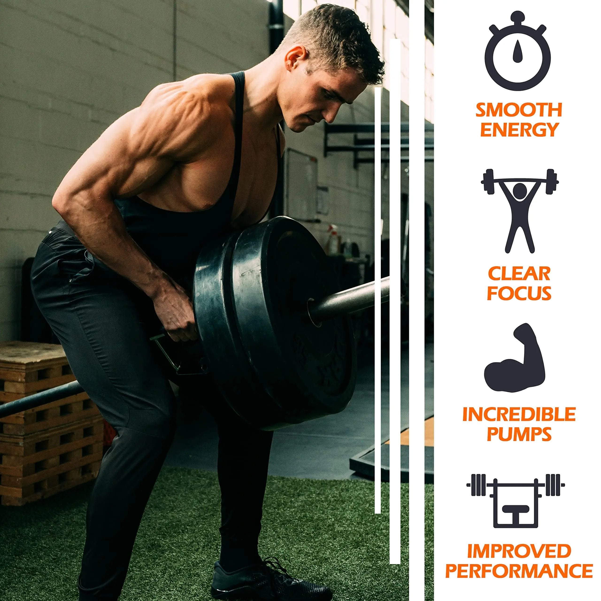 KINOBODY Kino Octane Pre-Workout Supplement Powder for Men and Women, Elevated KINOBODY