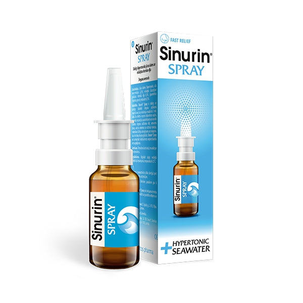 SINURIN Nasal Spray 30ml Suffocating Running Nose Relief Hypertonic