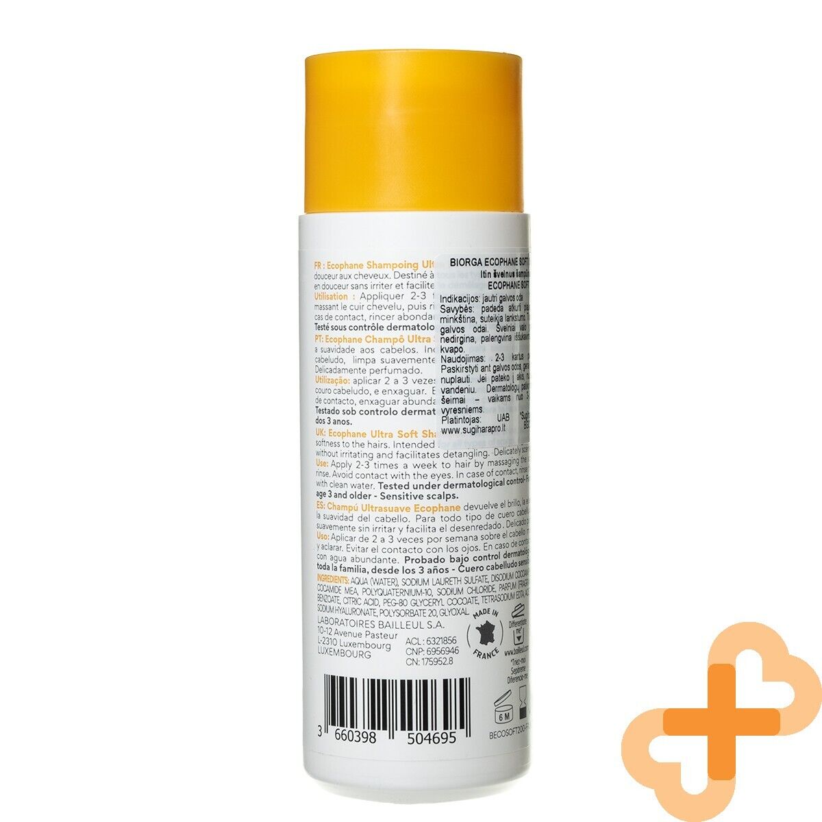 BIORGA ECOPHANE Ultra Soft Shampoo Sensitive Scalp 200ml sensitive Ultra