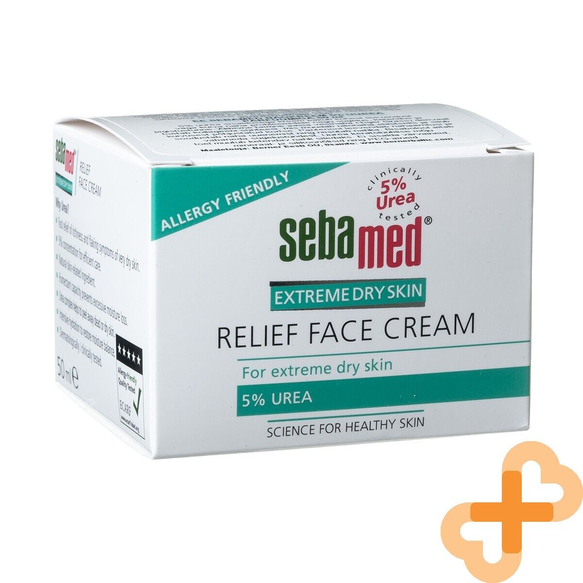 SEBAMED EXTREME DRY SKIN Urea 5% Relief Face Cream Allergy Friendly SebaMed