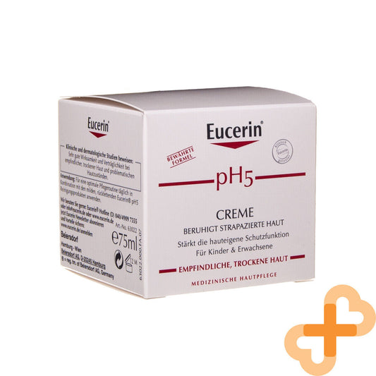 EUCERIN PH5 Dry Sensitive Skin Cream Face Body 75ml Reduces Sensitivity