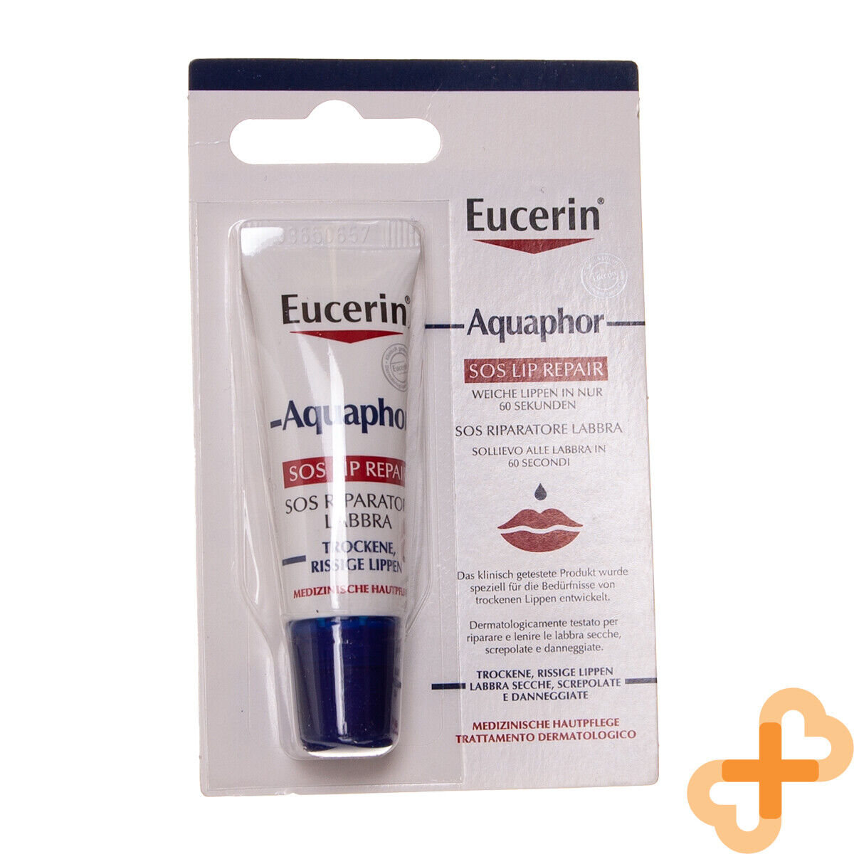 Eucerin Aquaphor SOS Immediate Repair Soothing Dry Cracked Lips Balm Eucerin