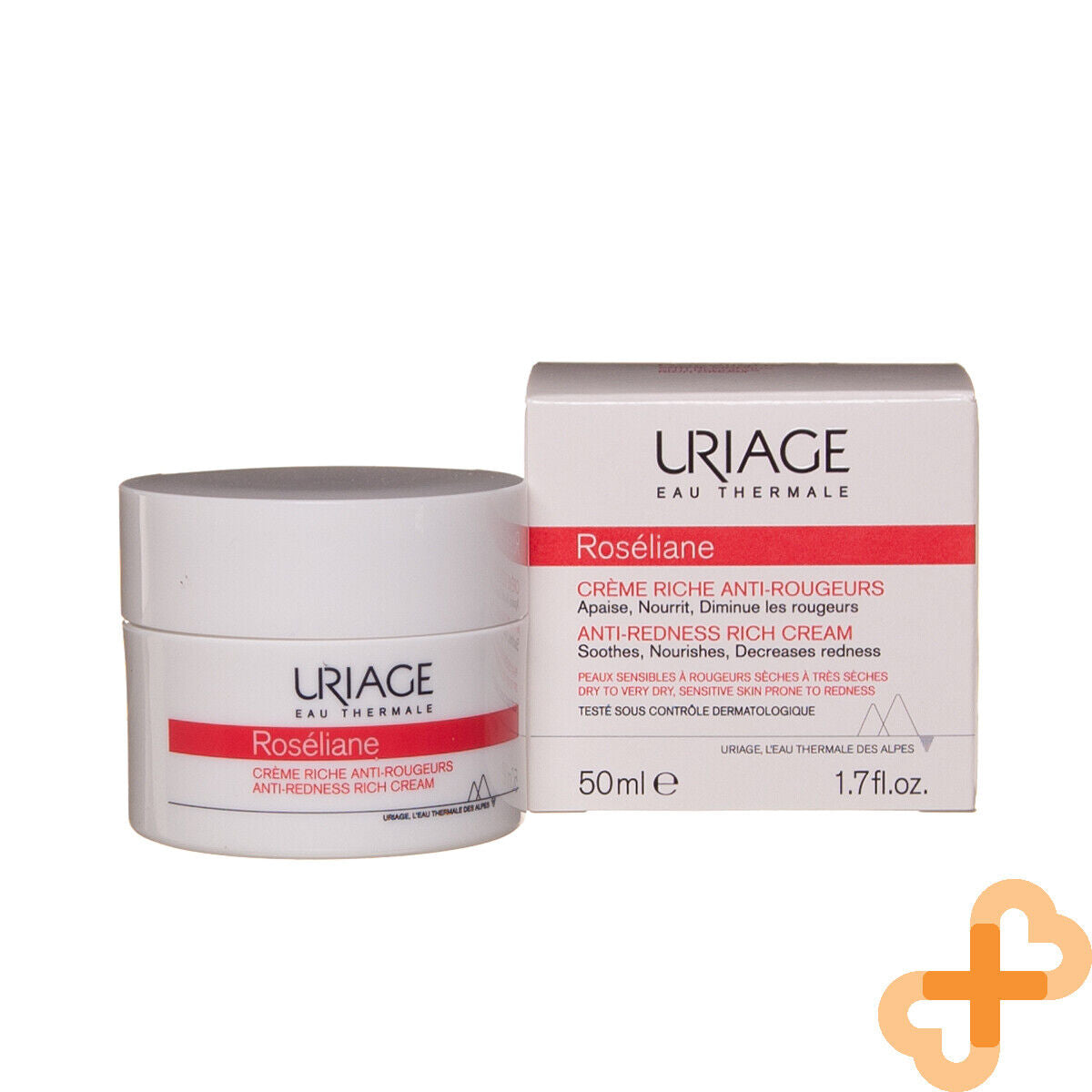 Uriage Roseliane Anti-Redness Rich Cream 40ml Sensitive Skin Dry Soothe Uriage