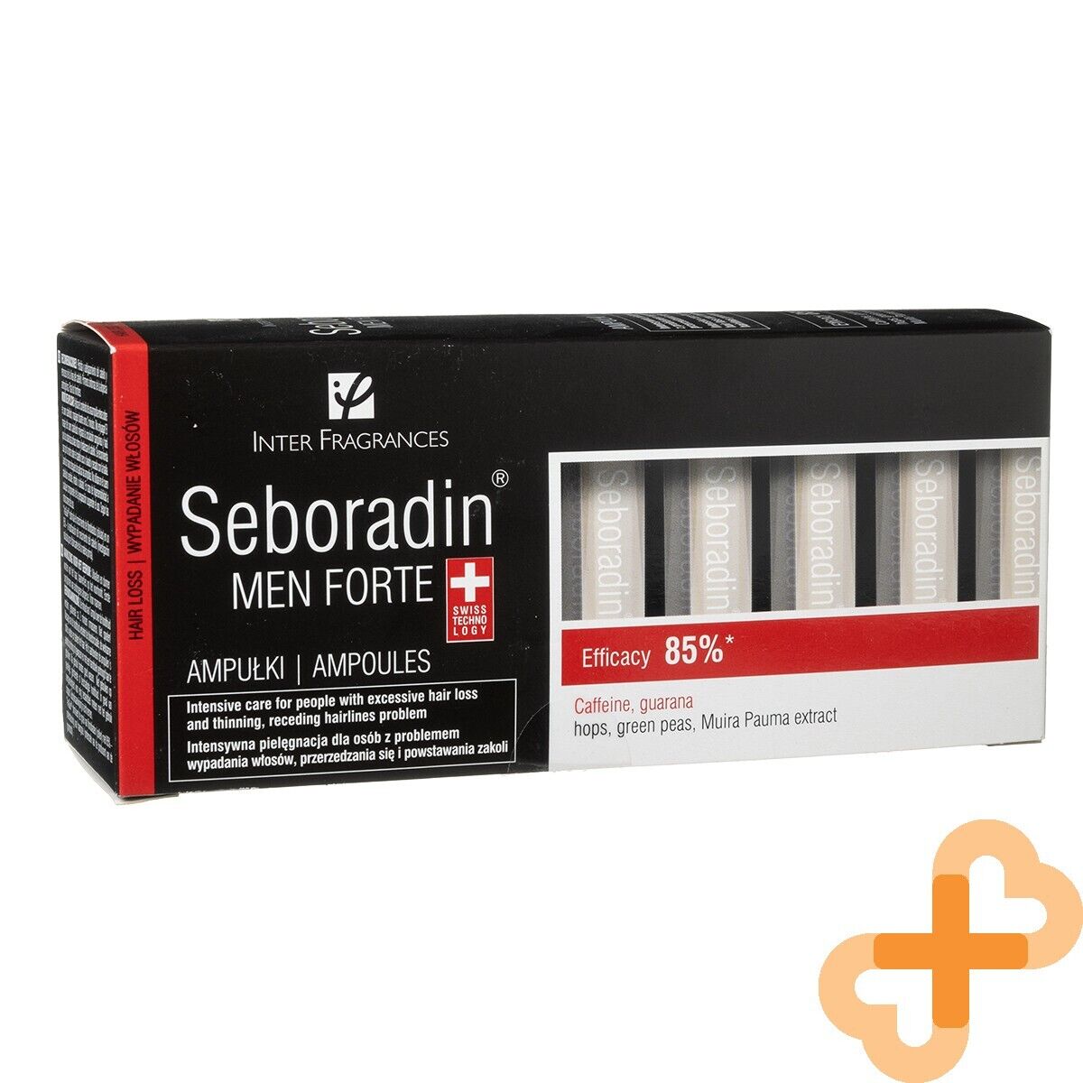 SEBORADIN Men Ampoules for Men Against Hair Loss with Caffeine 14 pcs SEBORADIN