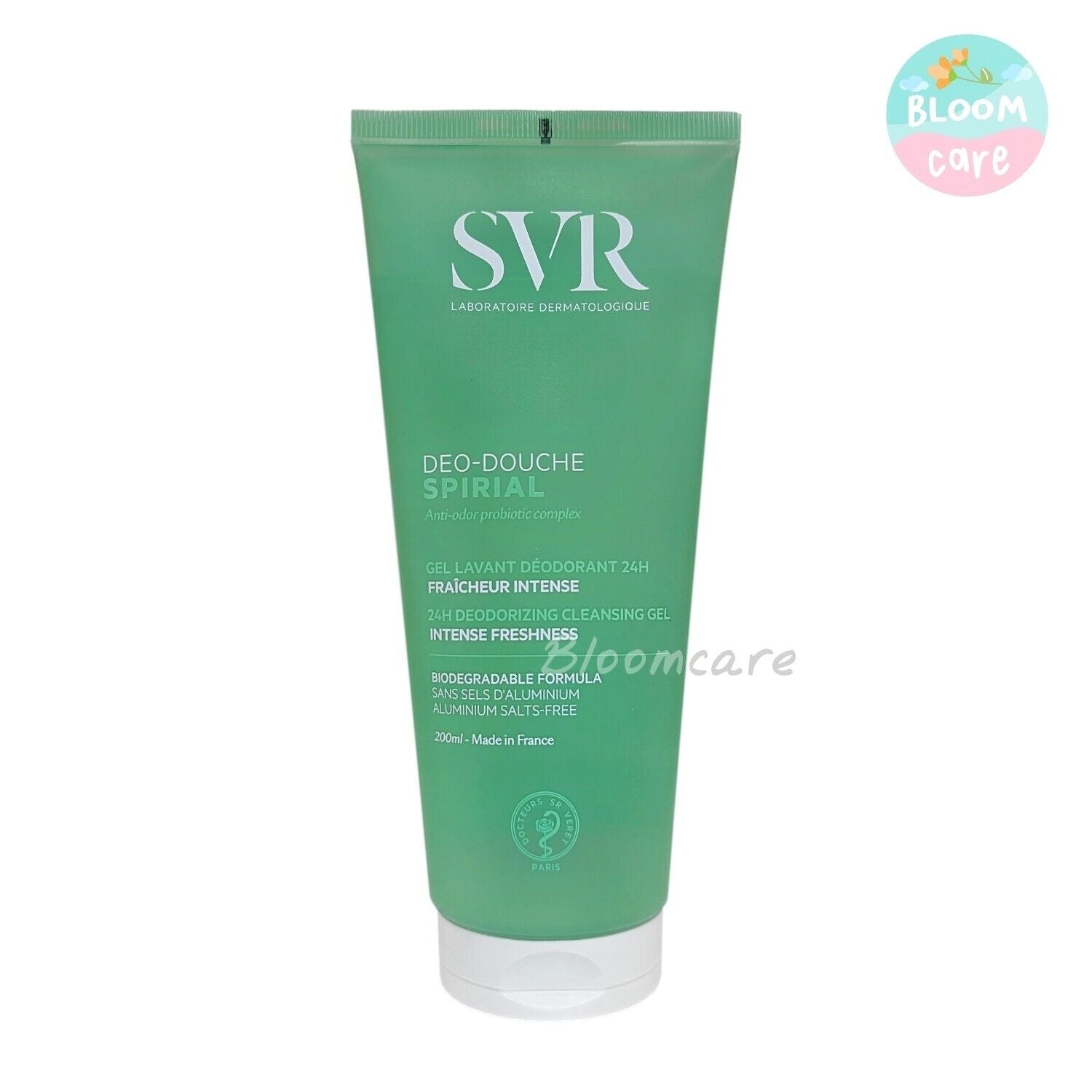 SVR Spirial Deo-Douche Deodorizing Cleansing Gel 200ml SVR