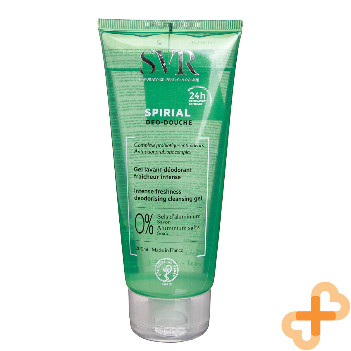 SVR Spirial Deo-Douche Deodorizing Cleansing Gel 200ml Sensitive Skin ‎SVR