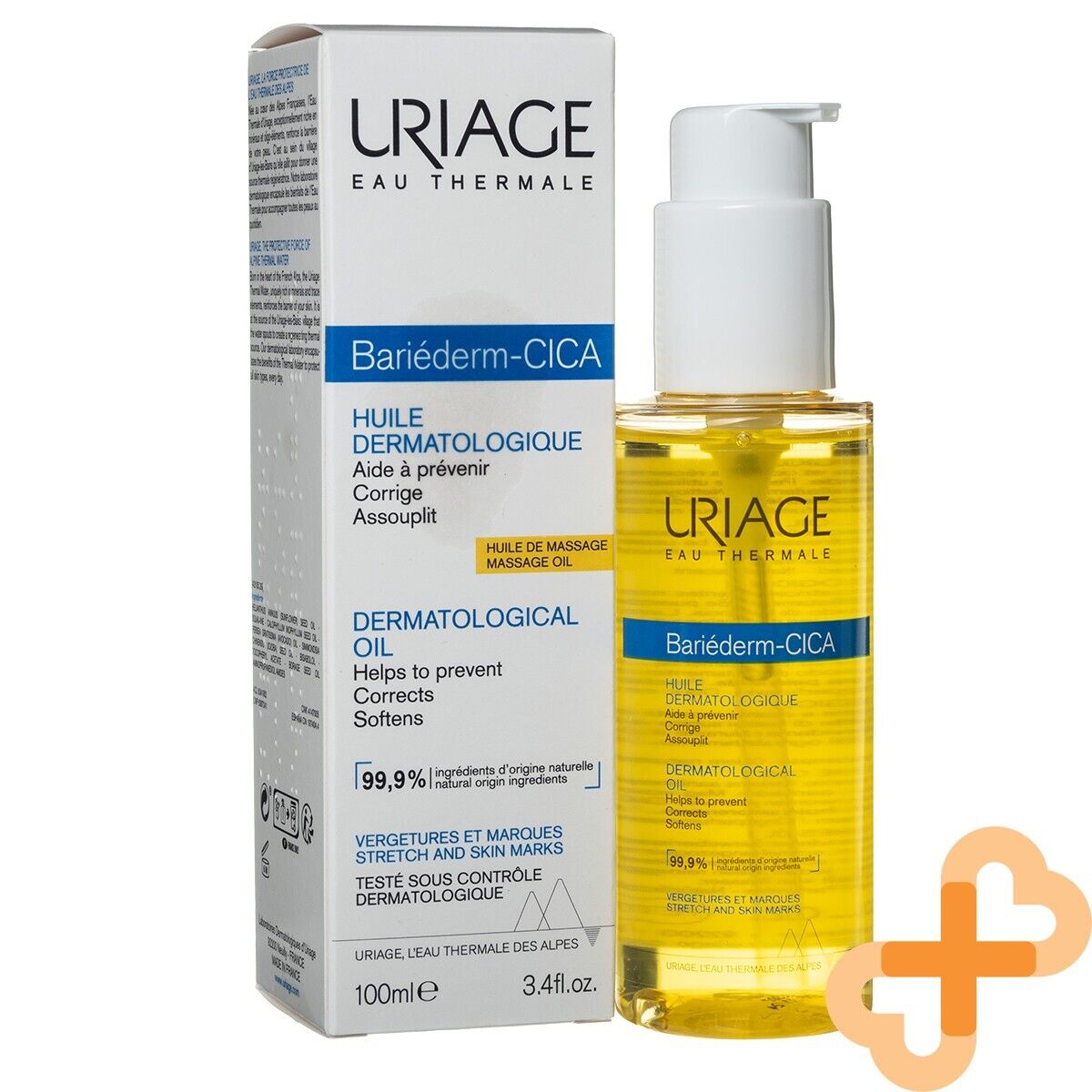 Uriage Bariederm Dermatological Cica Oil Stretch Skin Marks Scars 100ml Uriage