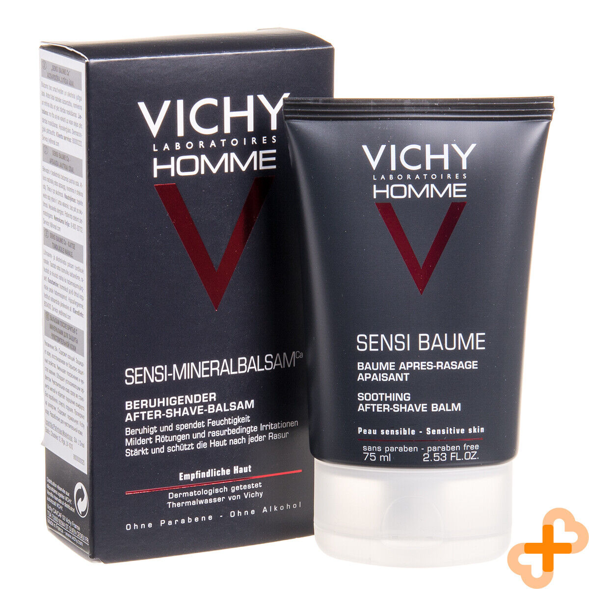 Vichy Uomo Sensi Baume Soothing After Shave Balm 75ml Sensitive Skin Vichy