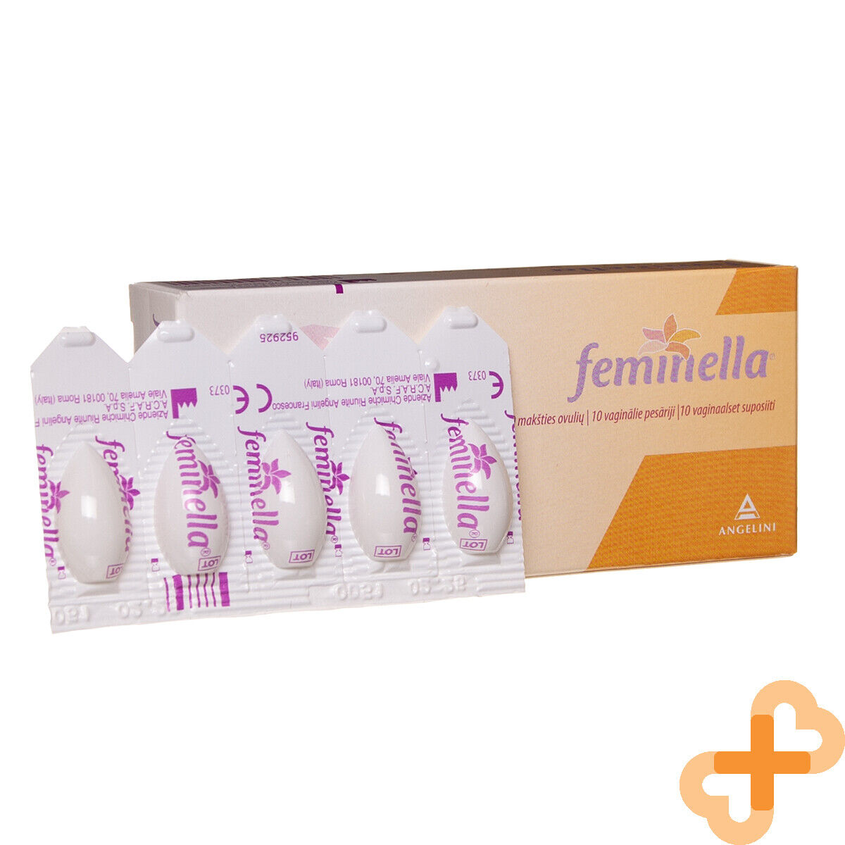 FEMINELLA 10 Vaginal Ovules Restore Moisture For Long Time Promote Feminella