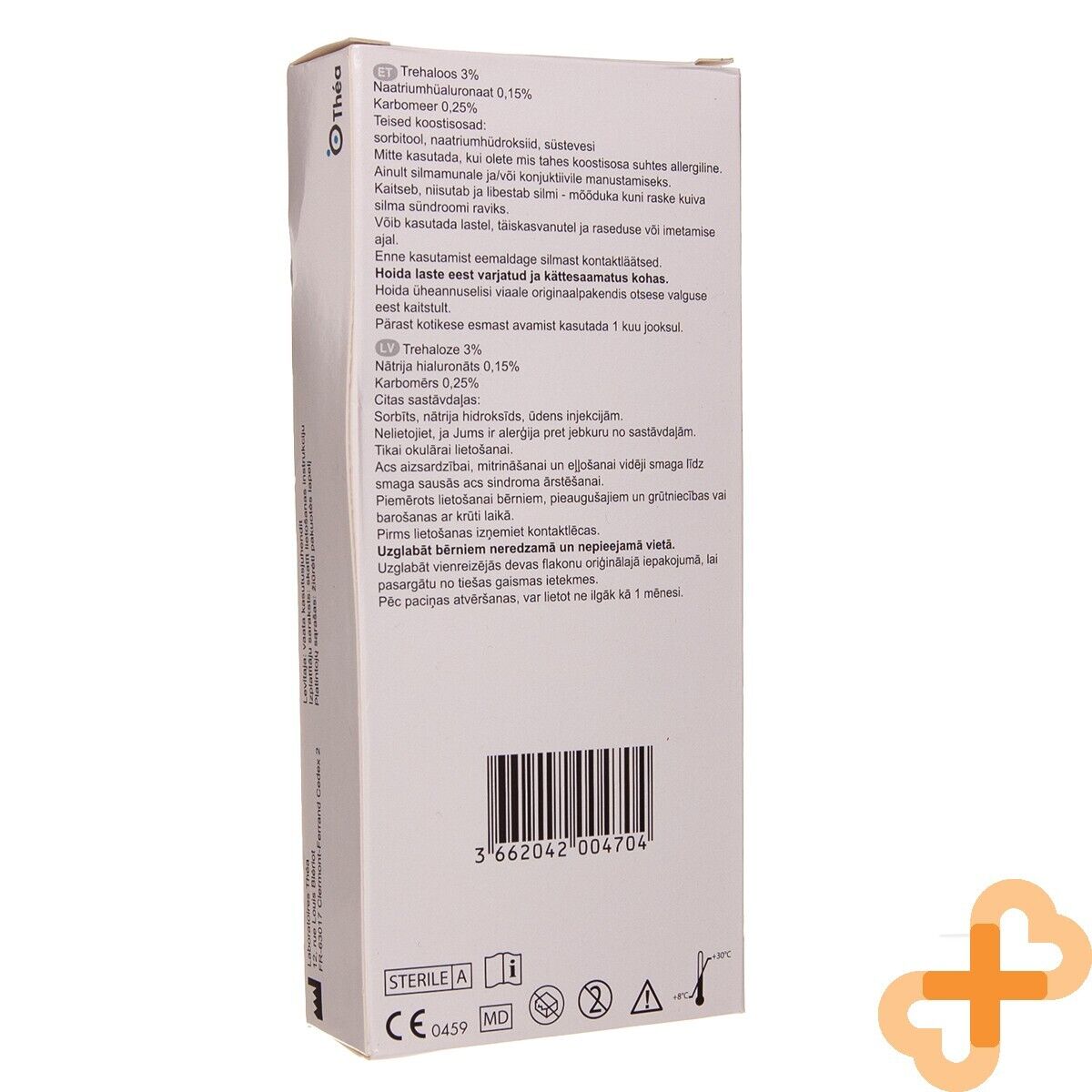 THEALOZ DUO Gel Eye Drops for Dry Eye Syndrom Treatment 0,4g THEALOZ