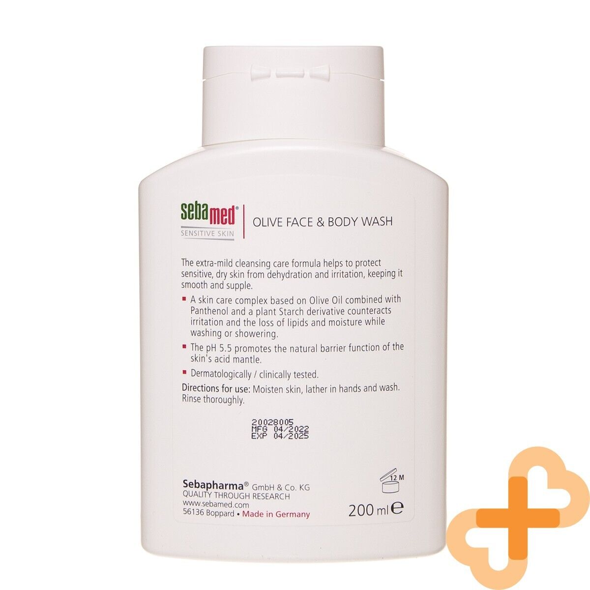 SEBAMED SENSITIVE Skin Face and Body Wash with Olive Oil for Dry Skin SebaMed