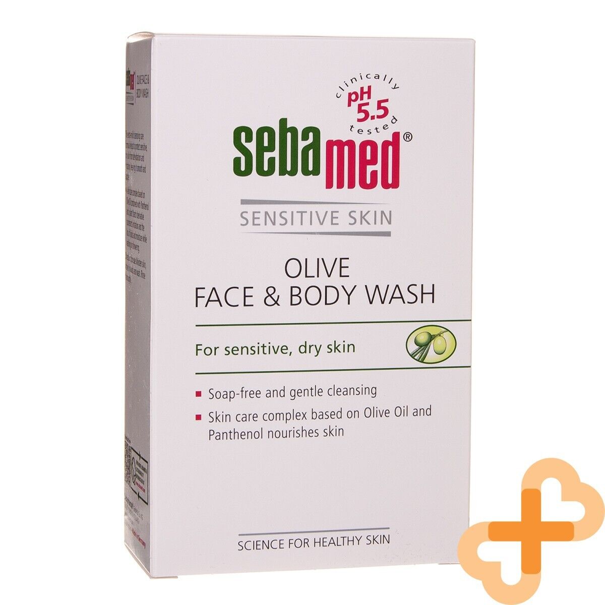 SEBAMED SENSITIVE Skin Face and Body Wash with Olive Oil for Dry Skin SebaMed