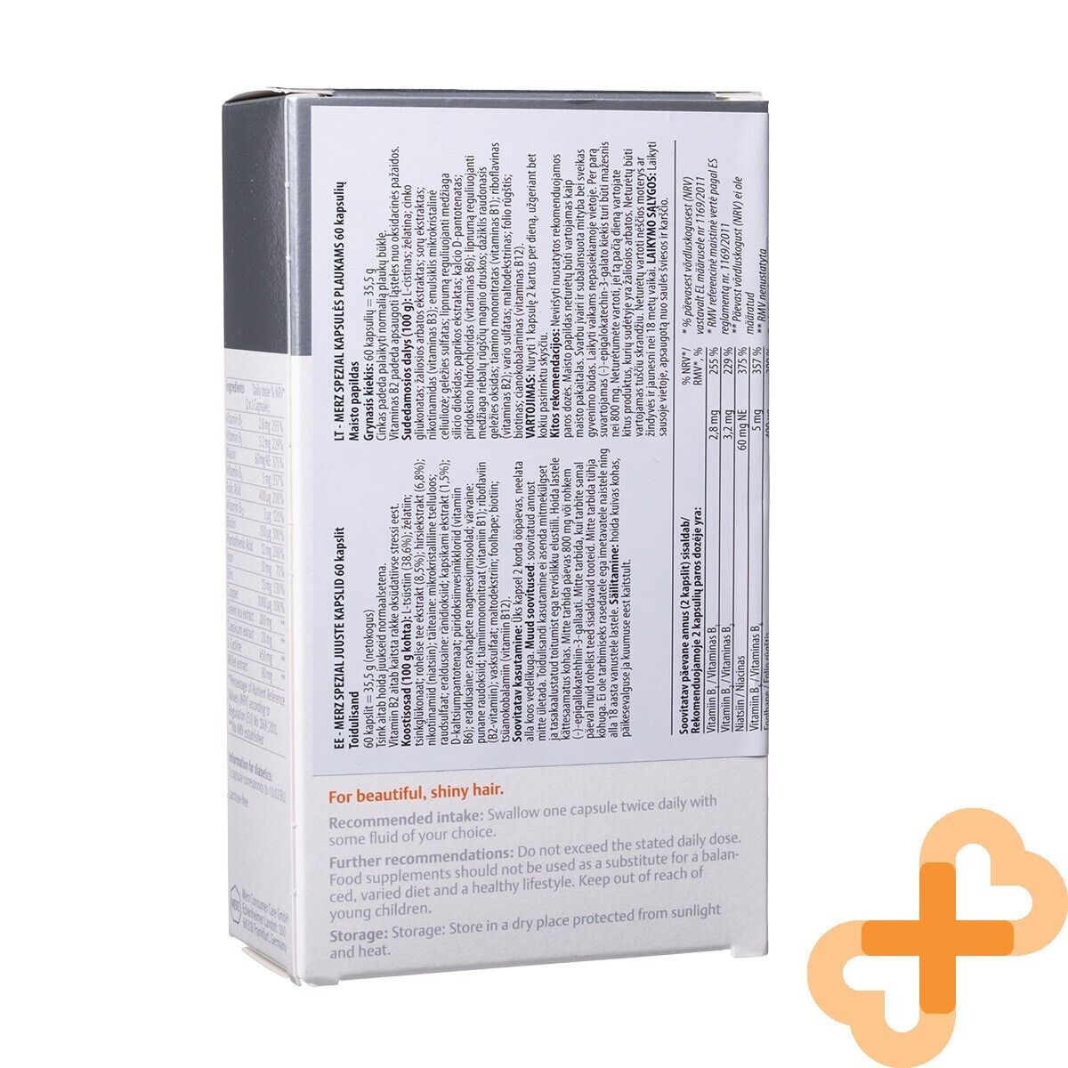 MERZ SPEZIAL Hair 60 Capsules Supplement for Strong and Beautiful Hair Merz