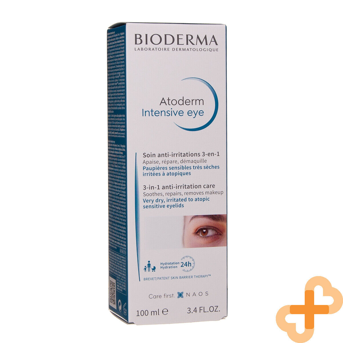 BIODERMA ATODERM INTENSIVE EYE Cream Moisturer Anti Age 3IN1 100ML BIODERMA